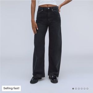 Everlane wide leg baggy jean, nwot, 26